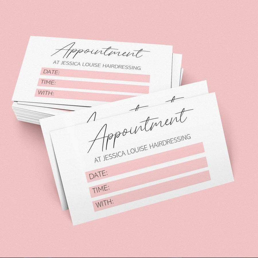 Appointment Cards & Gift Vouchers